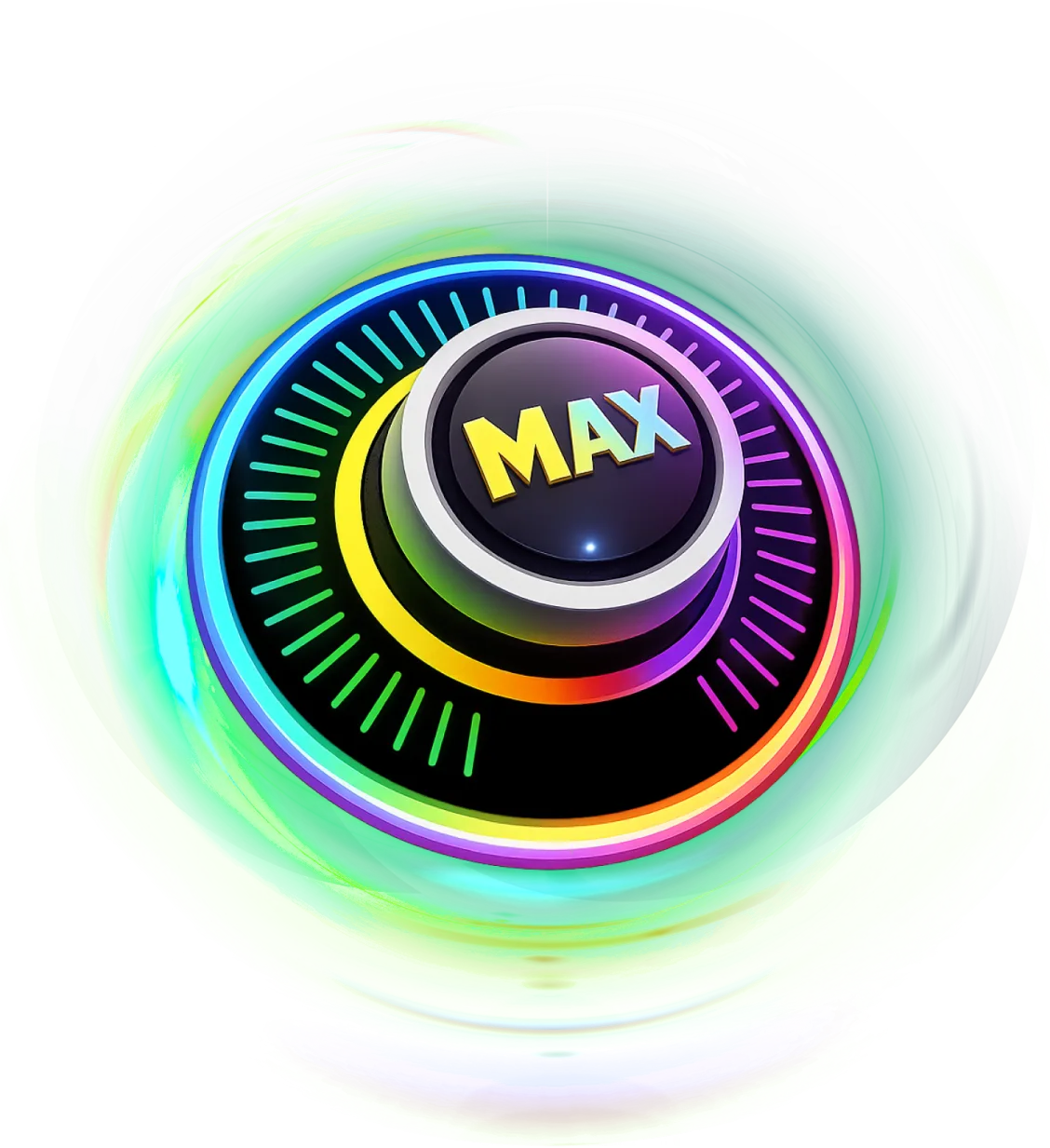 Headphones and vibrant audio waves representing enhanced music
